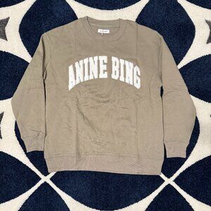 Anine Bing Sport Bean Paste Ash Sweater Womens Medium